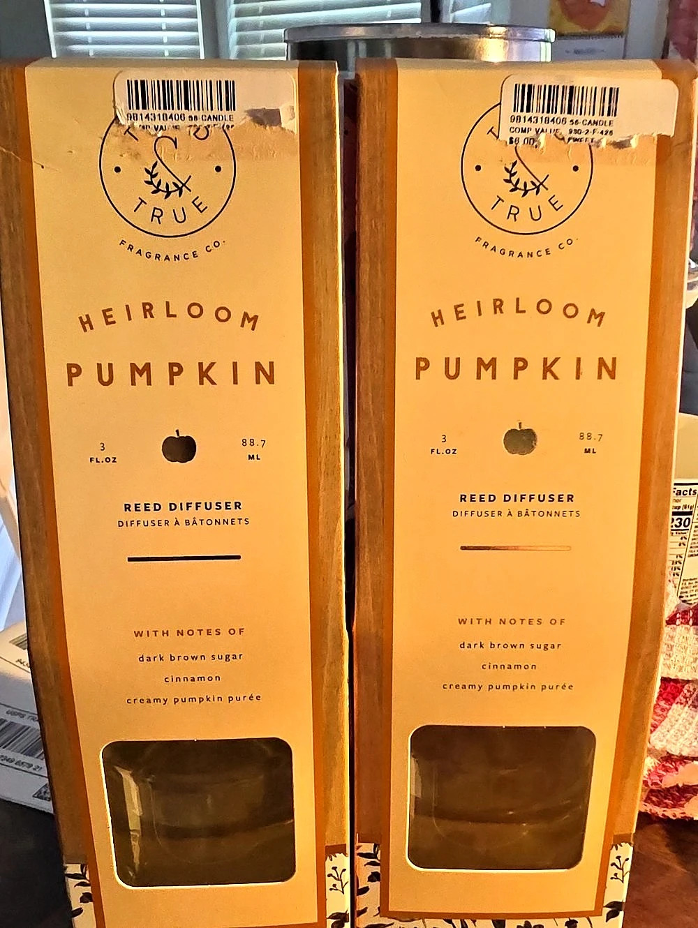 Heirloom Pumpkin Reed Diffuser. Pumpkin Reed Diffuser Set of 2